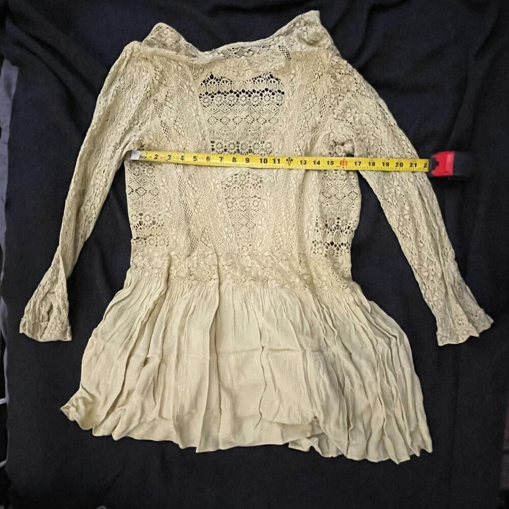 Long sleeve keyhole mini dress - Women's L - Free People